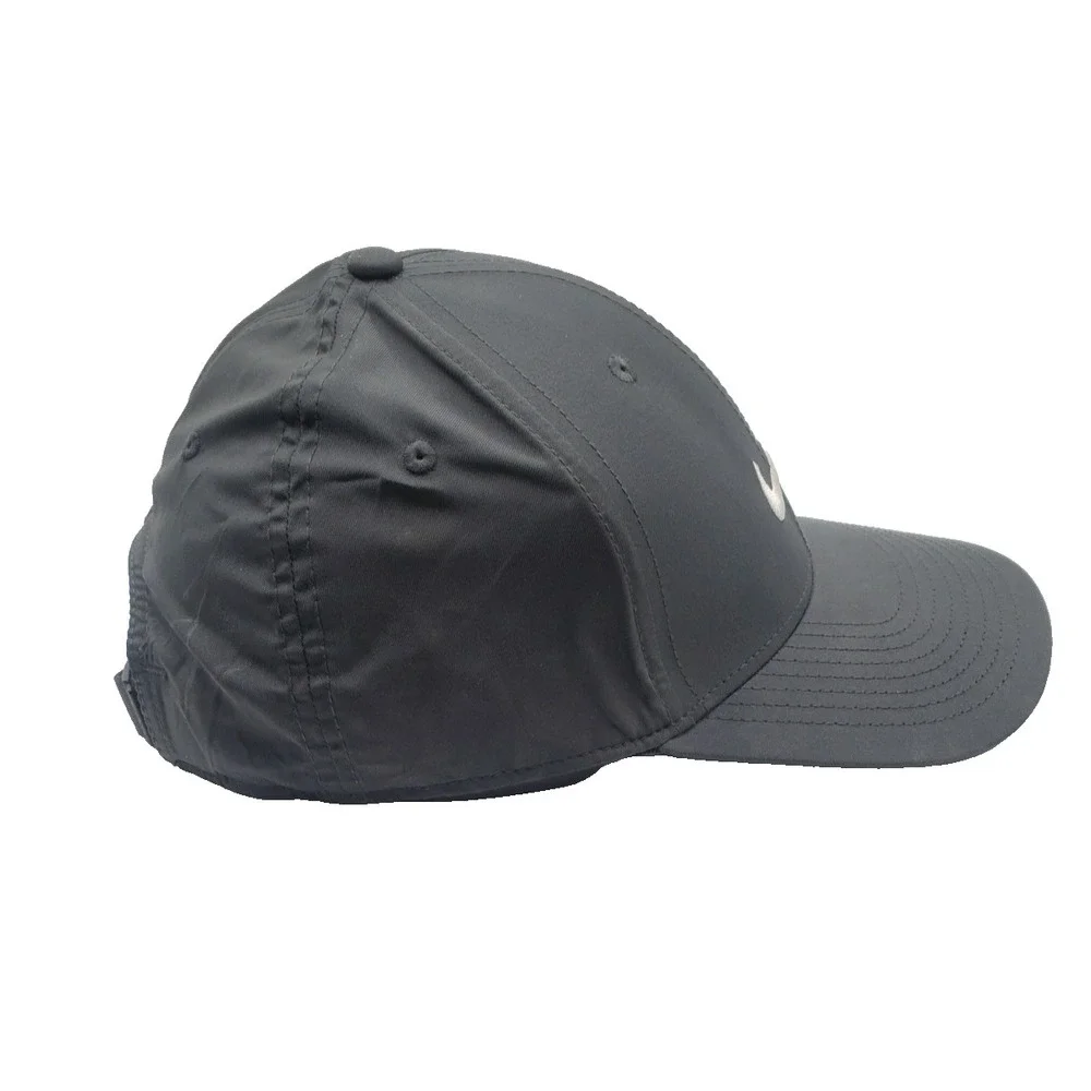 Nike Dri-Fit Legacy91 Swoosh‎ Logo Black Snapback Hat Adjustable